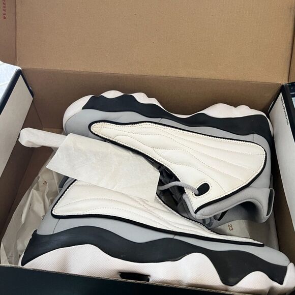 Buy (Grade School) Air Jordan Pro Strong BG  Air Jordan Pro Strong BG Basketball Shoes Youth 6.5Y Wolf Grey Black White